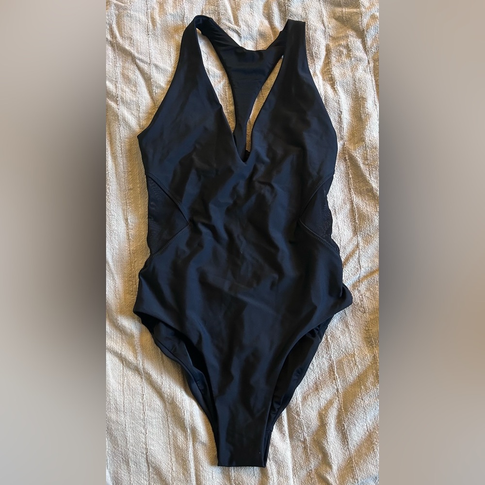 Sweaty Betty Cut Out Mesh Sided One Piece